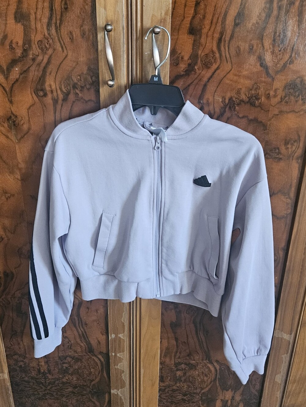 Adidas Women Future Icons 3 Stripes Bomber Jacket, Size Small, Looks Brand New